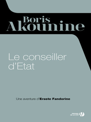 cover image of Le conseiller d'état